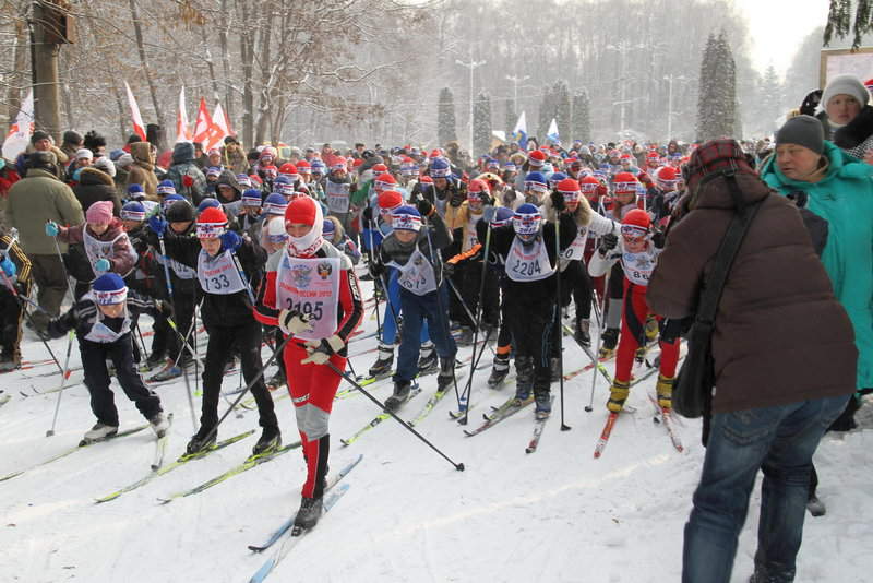 Лыжня России 2012 Тула