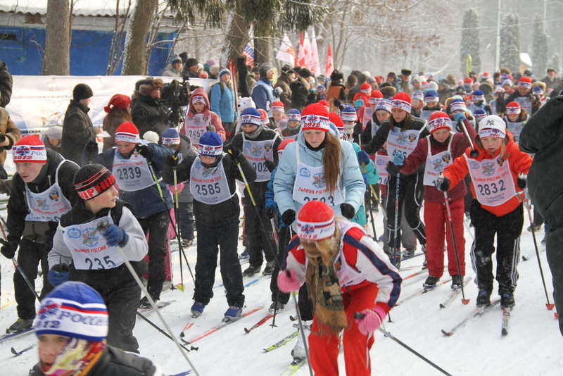 Лыжня России 2012 Тула