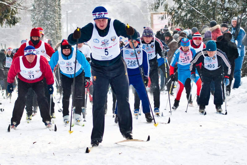 Лыжня России 2012 Тула