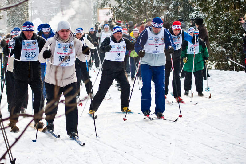 Лыжня России 2012 Тула