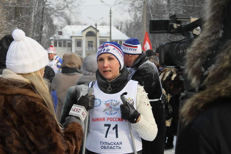 Лыжня России 2012 Тула