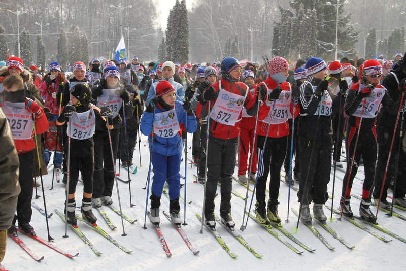 Лыжня России 2012 Тула