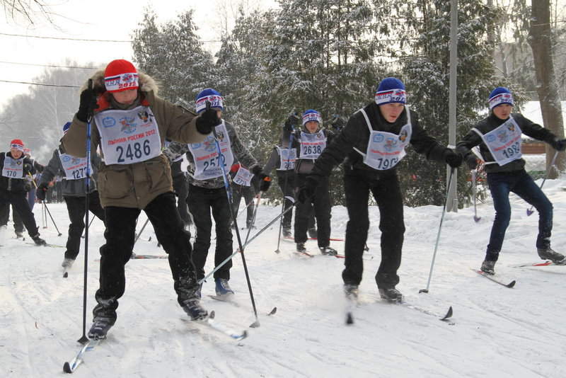 Лыжня России 2012 Тула