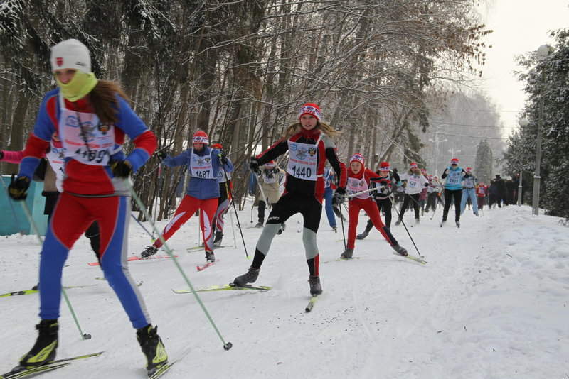 Лыжня России 2012 Тула